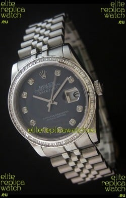 Rolex Datejust Japanese Replica Watch in Grey Dial