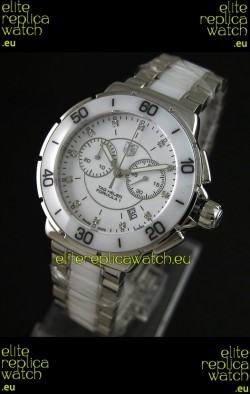 Tag Heuer Formula 1 Chronograph Swiss Replica Ceramic Ladies Watch in Ceramic Bezel