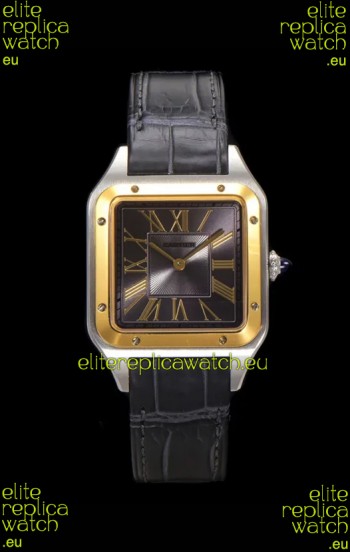 Cartier Santos Dumont 31.4MM Super Clone Edition Watch in Two Tone Casing