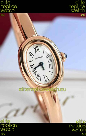 Baignoire De Cartier Rose Gold Super Clone Quartz Replica Watch
