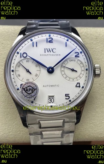 IWC Super Clone Portugieser Swiss 1:1 Mirror Replica Watch White Dial Steel Case Watch