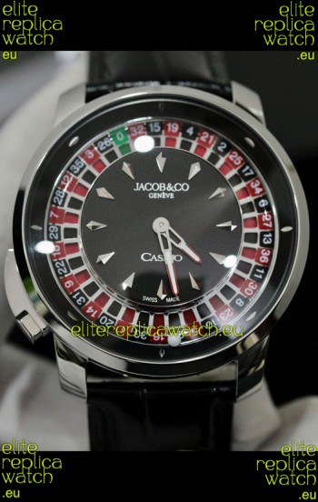 Jacob and Co Roulette Edition Replica Watch in Stainless Steel Casing 