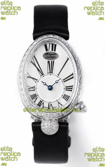 Breguet Reine De Naples Ladies Stainless Steel Swiss 1:1 Edition Replica Watch 
