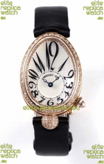 Breguet Reine De Naples Ladies Rose Gold Swiss 1:1 Edition Replica Watch 