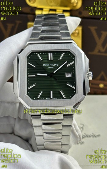 Patek Philippe Cubitus 5821 904L Steel Casing Green Dial Swiss Replica Watch 