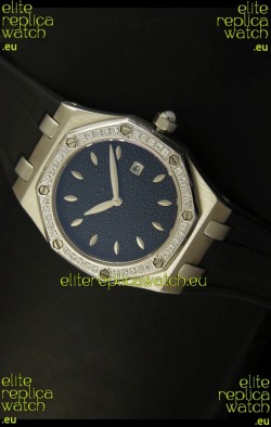 Audemars Piguet Royal Oak Ladies Quartz Replica Watch in Steel Case