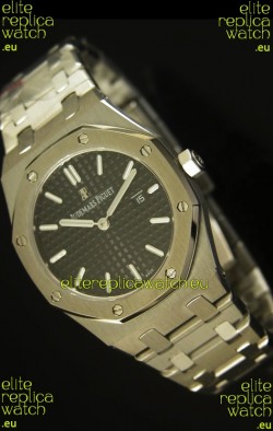 Audemars Piguet Royal Oak Ladies Black Dial 33MM - 1:1 Mirror Replica Edition