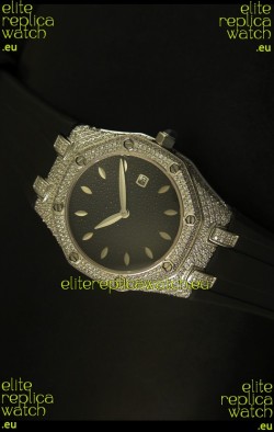 Audemars Piguet Royal Oak Ladies Watch in Black 