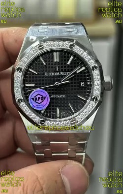 Audemars Piguet Royal Oak 37MM Black Dial Watch in 3120 Movement - 1:1 Mirror Replica