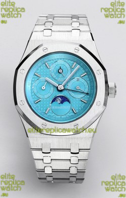 Audemars Piguet Royal Oak Perpetual Calendar Swiss Replica 904L Steel - Tiffany Blue Dial