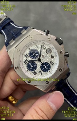 Audemars Piguet Royal Oak Offshore Chronograph White Dial 904L Steel 1: 1 Mirror 3126 Movement