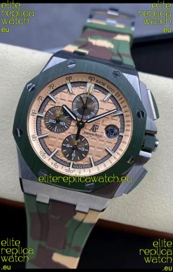 Audemars Piguet Royal Oak Offshore CAMO 44MM Chronograph 1:1 Mirror Replica Watch - 904L Steel
