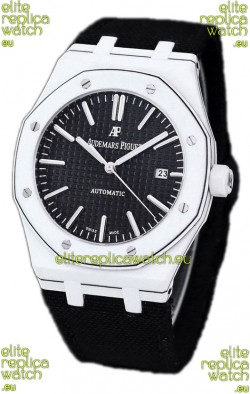 Audemars Piguet Royal Oak Ref.15400 Forged Carbon Casing Watch Black Dial in 1:1 Mirror Replica