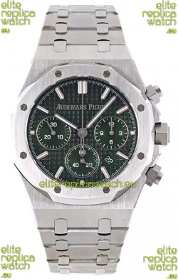 Audemars Piguet Royal Oak Chronograph 1:1 Mirror Replica - 904L Steel in Green Dial 41MM
