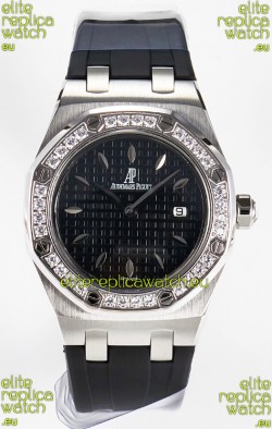 Audemars Piguet Royal Oak 33MM 904L Steel Quartz Black Dial Swiss Replica Watch