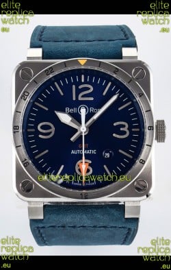 Bell & Ross BR03-93 GMT Edition Blue Dial 1:1 Mirror Replica Watch 