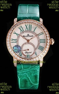 Blancpain Super Clone Lady Bird Colors Edition Watch in Rose Gold Casing