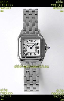 Cartier PANTHERE Edition 22MM 1:1 Mirror Quality Swiss Replica Watch in White Dial - Diamonds Bezel