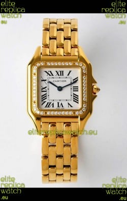 PANTHERE de Cartier Edition 27MM 1:1 Mirror Swiss Watch Yellow Gold Casing