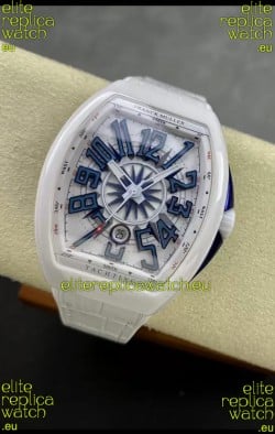 Franck Muller Vanguard Yachting White Ceramic 1:1 Mirror Swiss Replica Watch