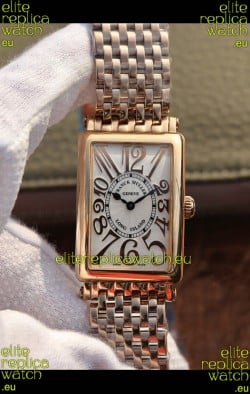 Franck Muller Long Island Pink Gold Swiss Watch in Swiss Quartz Movement