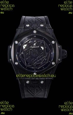 Hublot Big Bang One Click Sang Bleu 1:1 Mirror Replica in Ceramic Casing - 45MM Black Dial