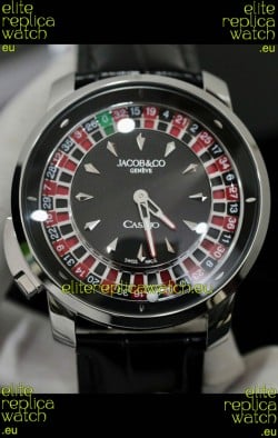 Jacob and Co Roulette Edition Replica Watch in Stainless Steel Casing 