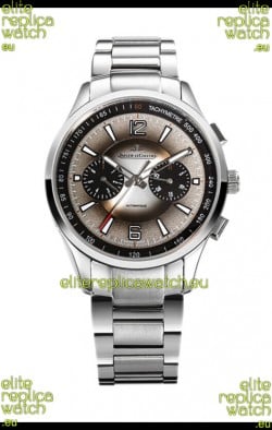 Jaeger LeCoultre Polaris Chronograph Stainless Steel Casing Grey Dial Swiss Replica Watch 