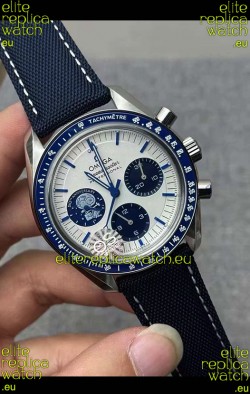 Omega Speedmaster Professional Silver Snoopy 50th Anniversary Limited Edition Swiss Replica Watch