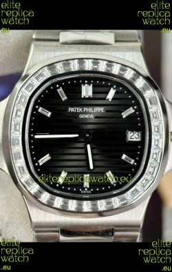 Patek Philippe Nautilus 5711/1A-014 1:1 Mirror Swiss Replica Watch in Brown Dial