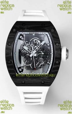 Richard Mille RM055 Black Carbon Casing 1:1 Superclone Genuine Tourbillon Watch 