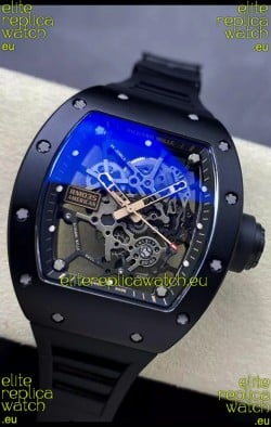 Richard Mille RM035 AMERICAS Black DLC & Rose Gold Casing 1:1 Swiss Replica Watch 
