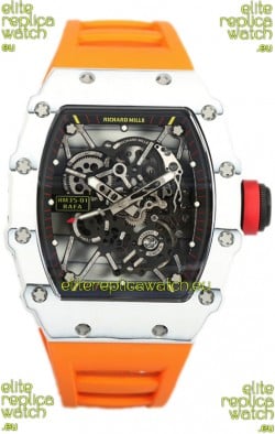 Richard Mille RM35-01 Rafael Nadal Carbon Fiber Casing with Genuine Tourbillon Super Clone Watch