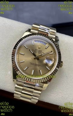 Rolex Day Date Presidential 18K Rose Gold Watch 40MM - Gold Dial 1:1 Mirror Quality