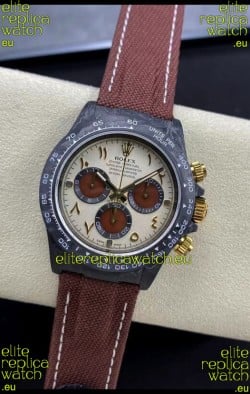 Rolex Daytona DiW Desert Eagle Arabic Edition Watch - Forged Cabon Casing 1:1 Mirror Replica