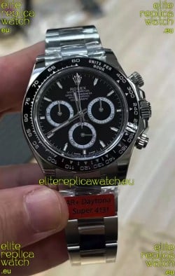 Rolex Cosmograph Daytona M126500LN Black Dial Original Cal.4131 Movement - 904L Steel Watch