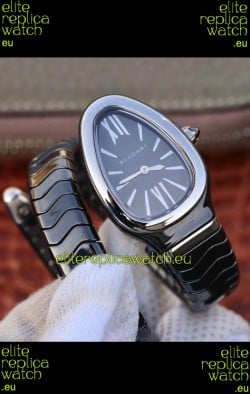 Bvlgari Serpenti Edition Black Ceramic Replica Watch in 1:1 Mirror Quality 