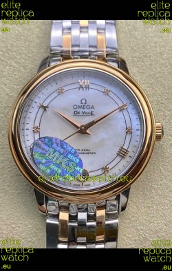 Omega De-Ville Two Tone Rose Gold Casing 1:1 Mirror Replica 33MM 