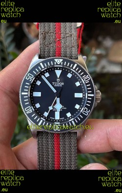 Tudor Pelagos FXD 904L Stainless Steel 1:1 Mirror Replica Watch in Nato Strap 
