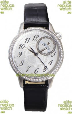 Vacheron Constantin Egerie Muse 904L Steel Casing in White Dial Swiss Replica Watch 