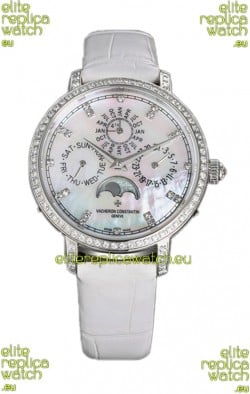 Vacheron Constantin Traditionelle Perpetual Calendar Ultra-Thin White Gold Plating
