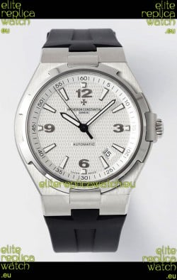Vacheron Constantin Overseas 1:1 Mirror Swiss Replica Watch in White Dial - Rubber Strap