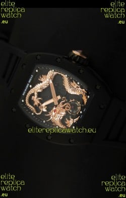 Richard Mille RM057 Tourbillon Jackie Chan Swiss Replica Watch in PVD Case