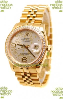 Rolex Datejust Floral Motif 2011 Edition Japanese Replica Watch