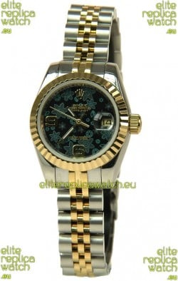 Rolex Floral Motif Datejust Ladies Replica Watch