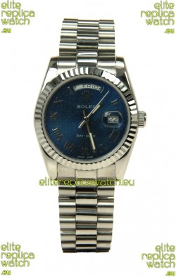 Rolex Day Date-Silver Swiss Replica Watch