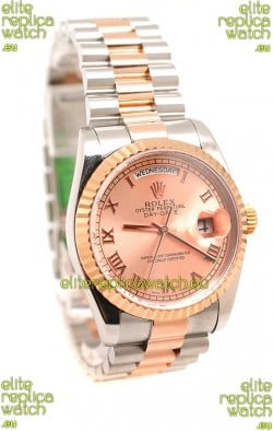 Rolex Day Date Two Tone Swiss Replica Watch