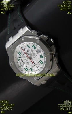 Audemars Piguet Royal Oak Offshore Pride of Mexico Swiss Watch - Secs hands at 12 O'Clock