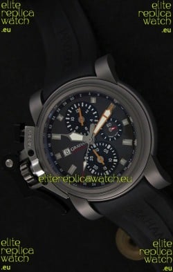Graham Chronofighter Swiss Replica Watch in Grey Dial