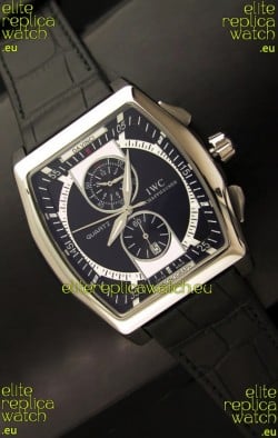 IWC Schaffhausen Japanese Replica Watch in Black Dial